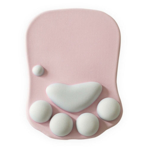 3D Cat Paw Mouse Pad with Wrist Rest