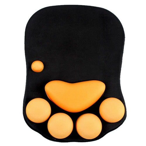 3D Cat Paw Mouse Pad with Wrist Rest