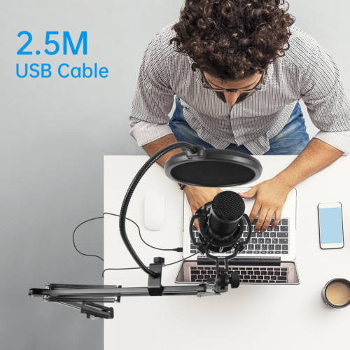 Studio Condenser USB Microphone Kit
